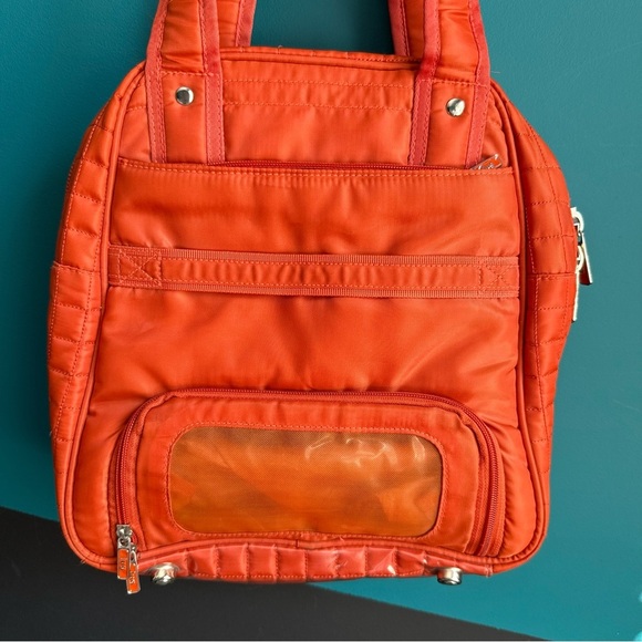 Lug Quilted Orange Backpack - Picture 5 of 15